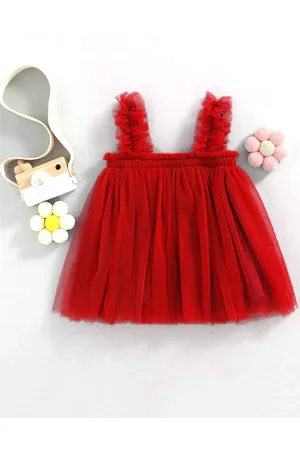 BAESD Girls Sleeveless Fit and Flare Opaque Party Dress