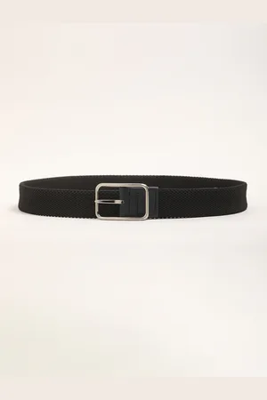 The Bear House Men Woven Design Canvas Casual Belt