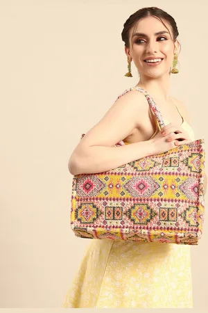 Sangria Printed Oversized Shopper Tote Bag