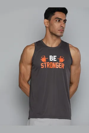 HRX Men Typography Printed Rapid-Dry Sports T-shirt