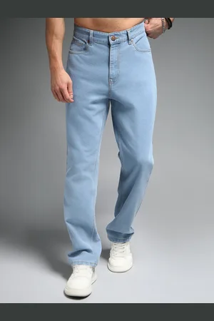 High Star Men Straight Fit Mid-Rise Clean Look Cotton Jeans