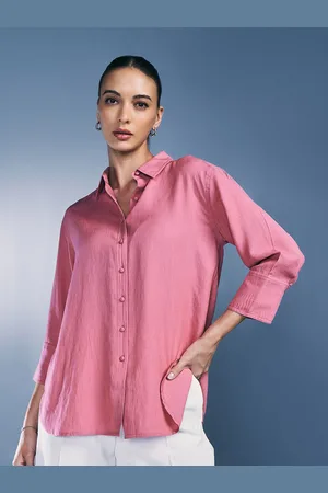 AND Cuffed Sleeved Shirt Style Top