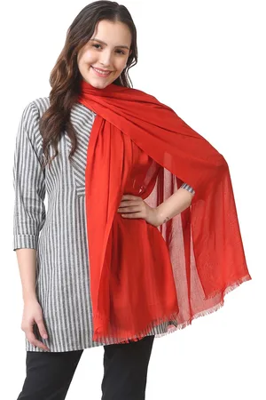 Aditi Wasan Fringed Border Stole