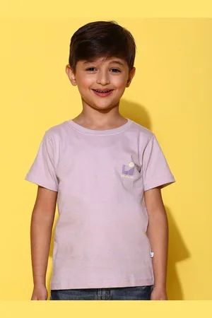 TALES & STORIES Boys Round Neck Short Sleeves Cotton Casual T-shirt