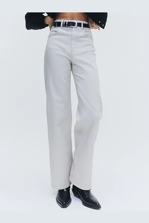 H&M Women Wide Twill Trousers