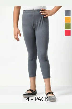 BAESD Girls Pack Of 4 Skinny Fit Capris