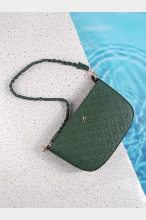 Metro Geometric Textured Structured Shoulder Bag