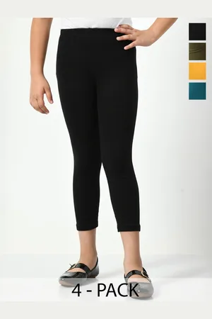 BAESD Girls Pack Of 4 Skinny Fit Capris