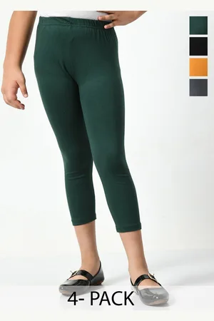 BAESD Girls Pack Of 4 Skinny Fit Capris