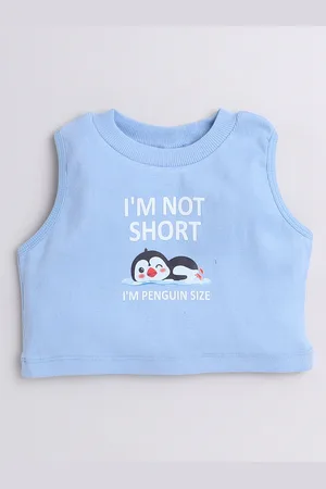 AWW HUNNIE Kids Typography Printed Round Neck Knitted Boxy Top