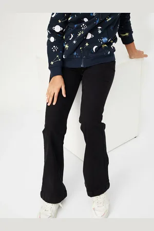 Max Collection Girls Mid-Rise Clean Look Stretchable Jeans