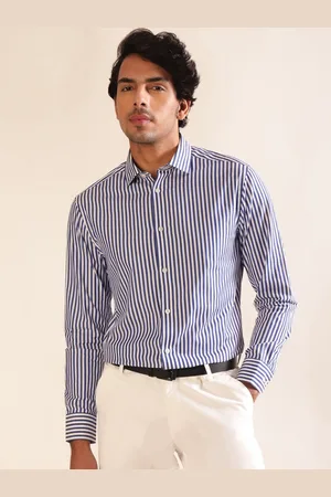 Andamen Full Sleeves Cotton Cutaway Collar Shirt