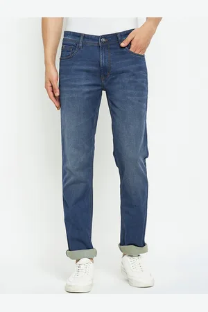 Duke Men Slim Fit Heavy Fade Stretchable Cotton Jeans