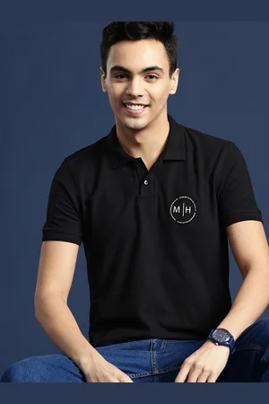 Mast & Harbour Men Polo Collar T-shirt