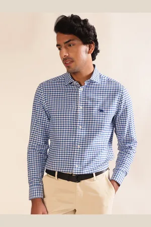 Andamen Premium Gingham Check Full Sleeve Slim Fit Shirt
