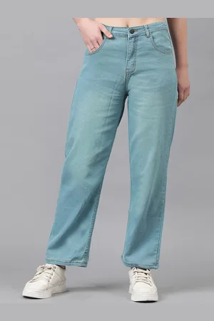 KOTTY Women Jean Straight Fit Clean Look Stretchable Jeans