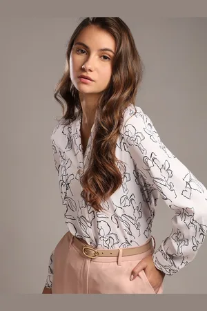 VERO MODA Floral Printed Shirt Style Top