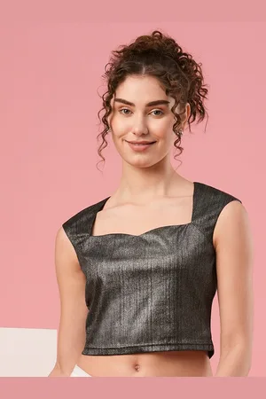 Globus Sweetheart Neck Crop Top