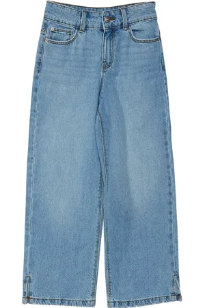 KIABI Girls Wide Leg Cotton Trouser
