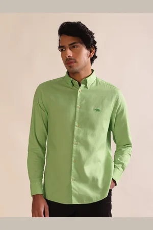 Andamen Premium Men Dobby Full Sleeves Slim Fit Shirt