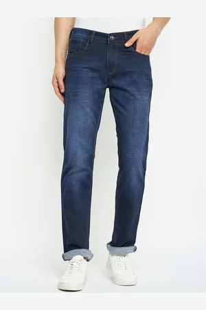 Duke Men Slim Fit Heavy Fade Stretchable Cotton Jeans