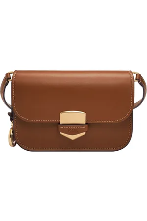 Fossil Leather Crossbody Structured Sling Bag