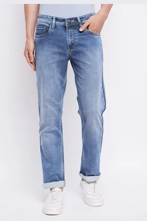 Duke Men Slim Fit Heavy Fade Stretchable Cotton Jeans