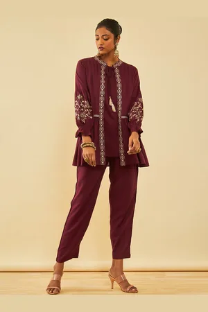 Soch Floral Embroidered Co-Ords Set