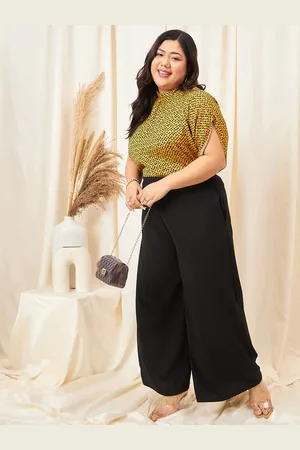 Berrylush Plus Size Animal Printed Extended Sleeves Crepe Top
