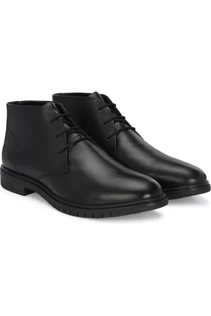 Delize Men Mid Top Leather Ankle Boots