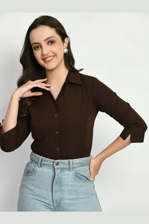 Kalini Comfort Fit Three Quarter Sleeves Casual Shirt