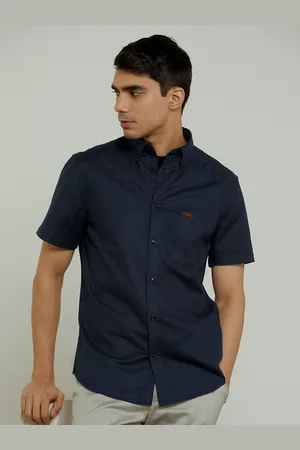 Andamen Premium Oxford Half Sleeve Slim Fit Shirt