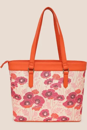 Sangria Floral Printed Shoulder Bag