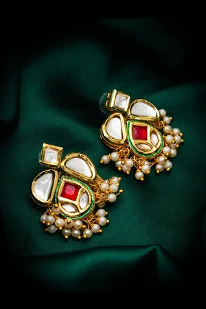 Aadita Gold-Plated Contemporary Stud Earrings