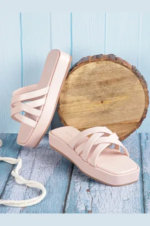 Nautica Cross-Straps Open-Toe Flatform Heels