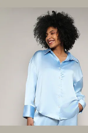 Campus Spread Collar Long Sleeves Modern Boxy Casual Shirt