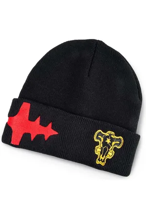 COMICSENSE Unisex Black Clover Anime Inspired Embroidered Acrylic Beanie