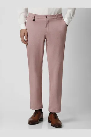 V Dot Men Skinny Fit Formal Trousers