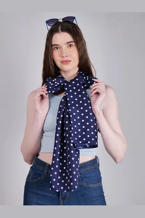 Mast & Harbour Polka Dots Printed Scarf