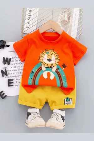 Googo Gaaga Boys Printed Clothing Set