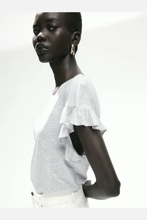 H&M Frill-Trim Cotton Top