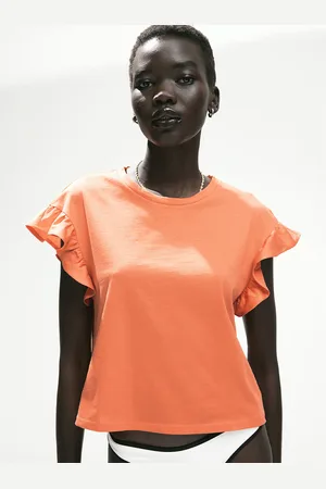 H&M Frill-Trim Cotton Top