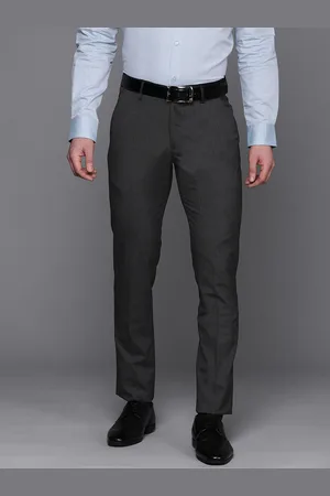 Buy Louis Philippe Sport Navy Blue Slim Fit Trousers for Mens Online @ Tata  CLiQ