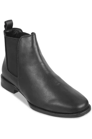 Metro Square Toe Mid-Top Chelsea Boots