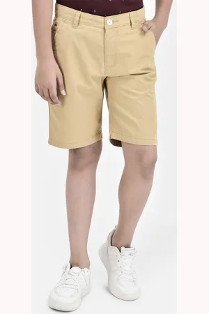 Crimsoune Club Boys Mid-Rise Pure Cotton Shorts