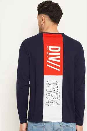 Club York Typography Printed Round Neck T-shirt