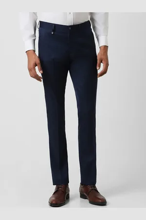 V Dot Men Skinny Fit Formal Trousers