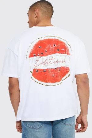 Boohoo Printed Pure Cotton Oversized T-shirt