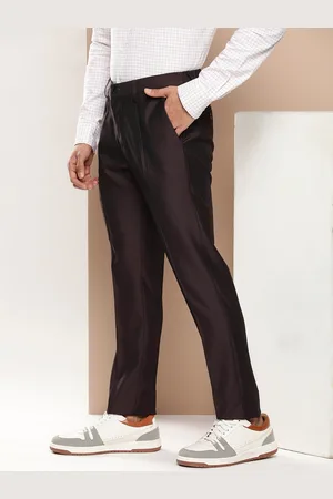ANKLE FORMAL TROUSERS - BLACK – Byzantic