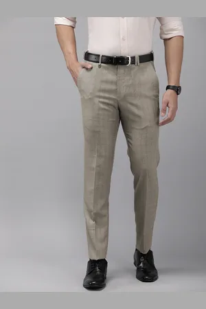 Buy Cream Trousers & Pants for Men by PARK AVENUE Online | Ajio.com
